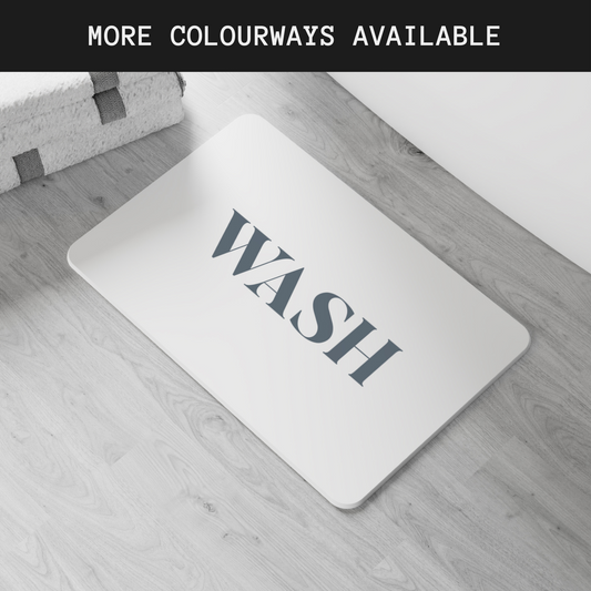 "Wash" Elegant Bath Mat